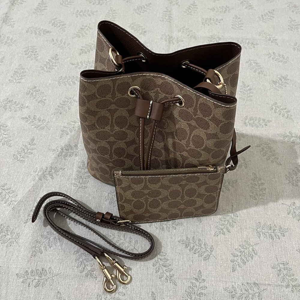 Coach Rowan Bucket Bag In Signature Canvas